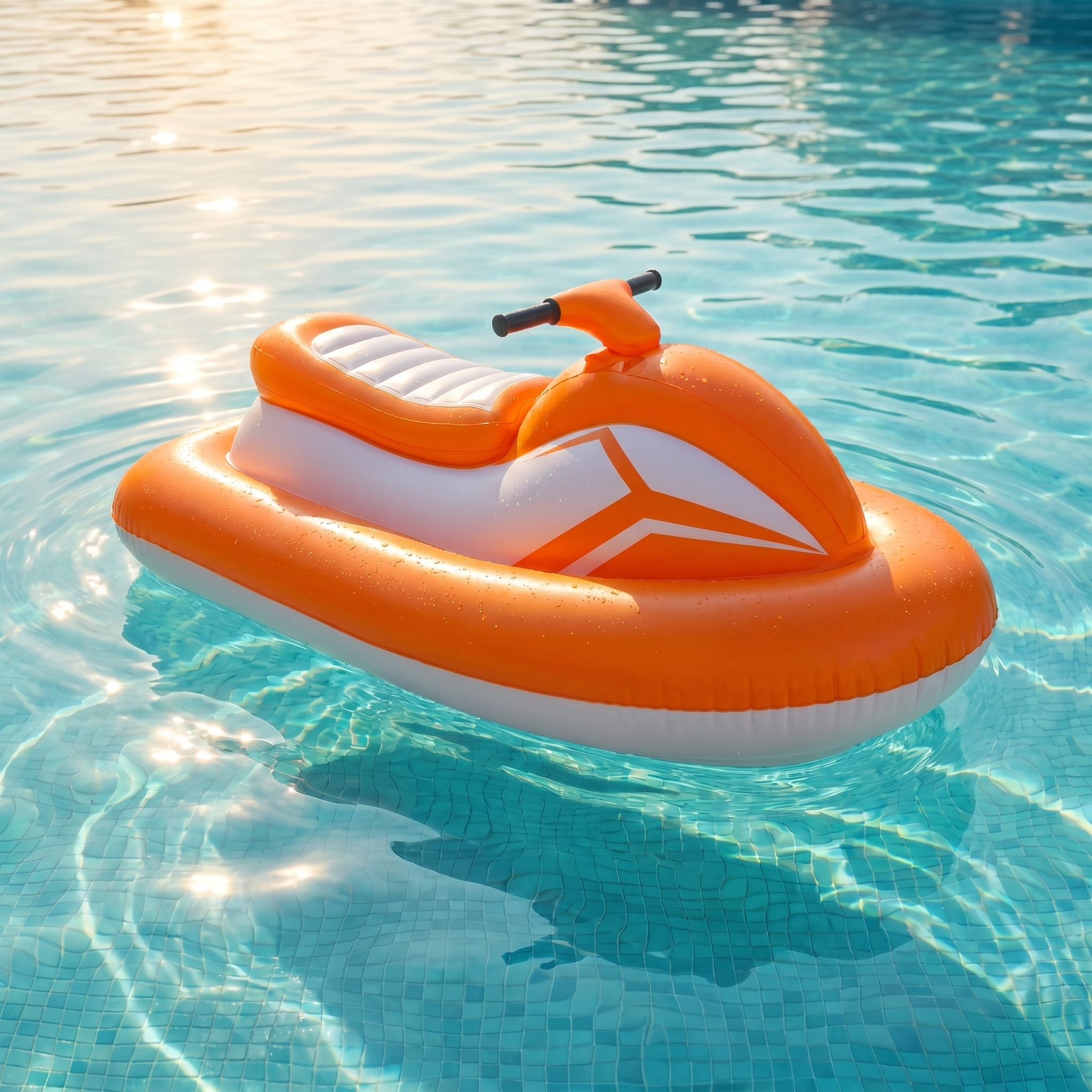 FloatieSki on the water