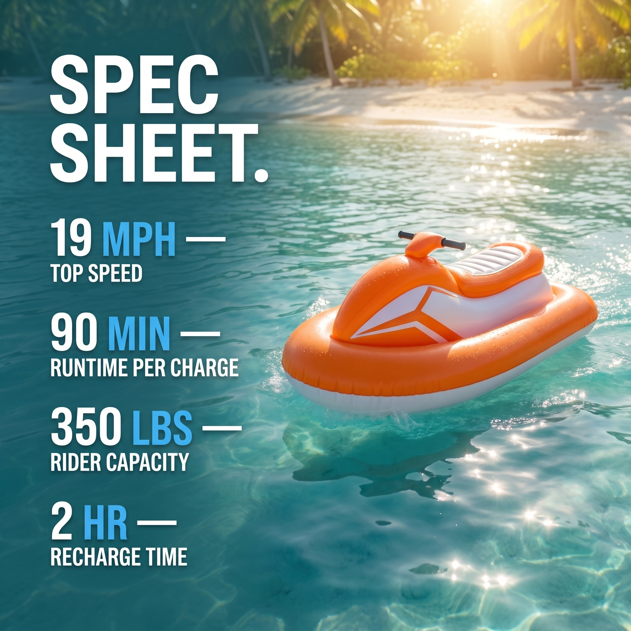 FloatieSki electric jet ski
